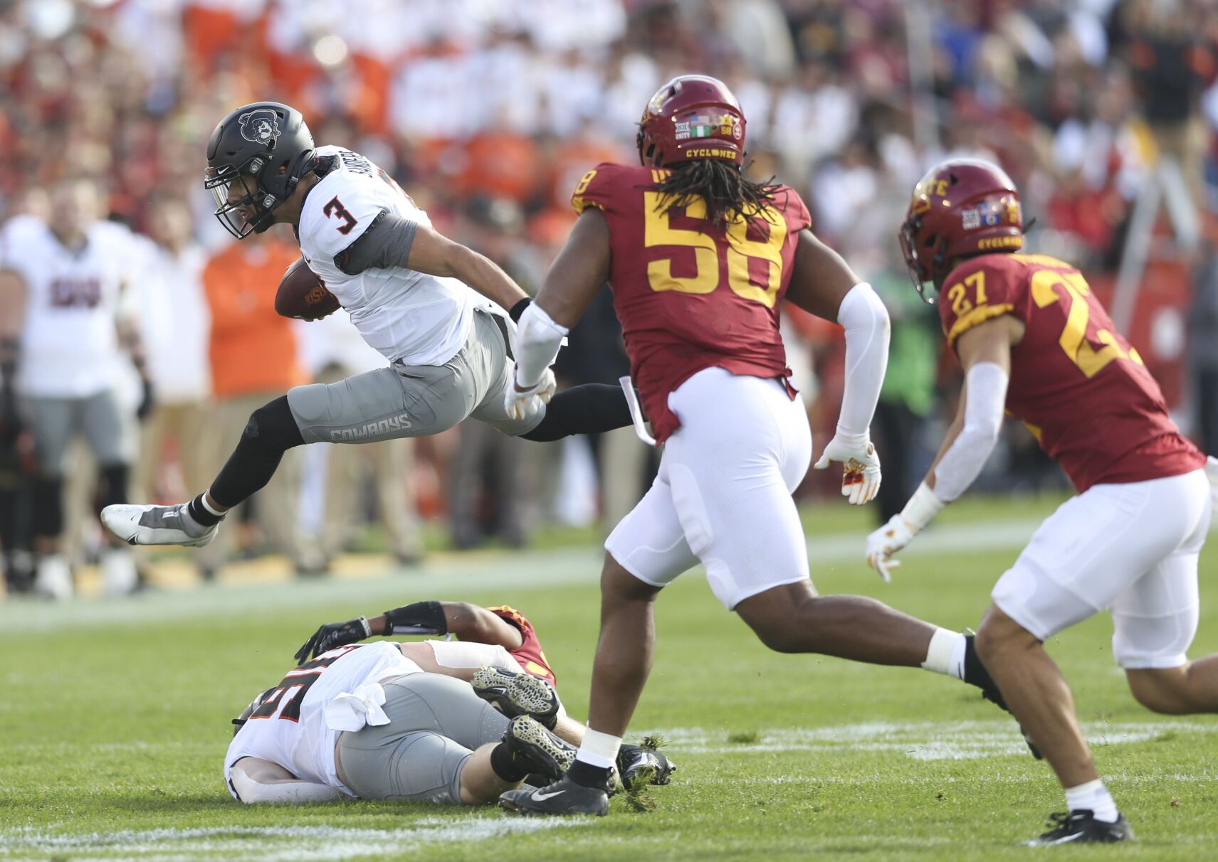 Oklahoma State plays at Iowa State University
